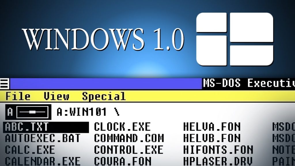 A evolução do windows